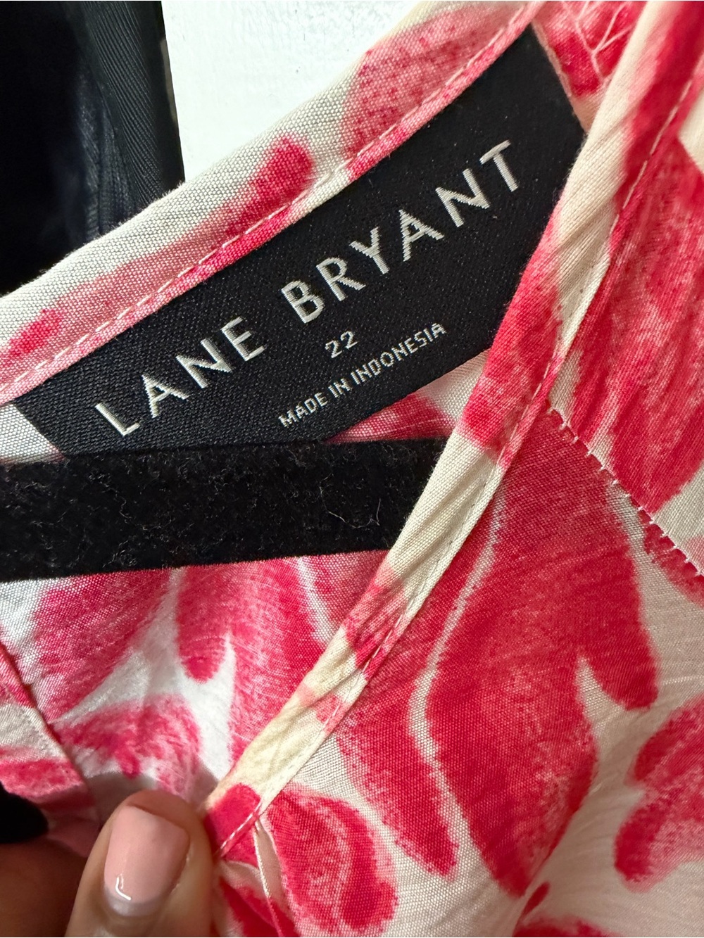 Lane Bryant White and Pink Floral Dress - Picture 2 of 3